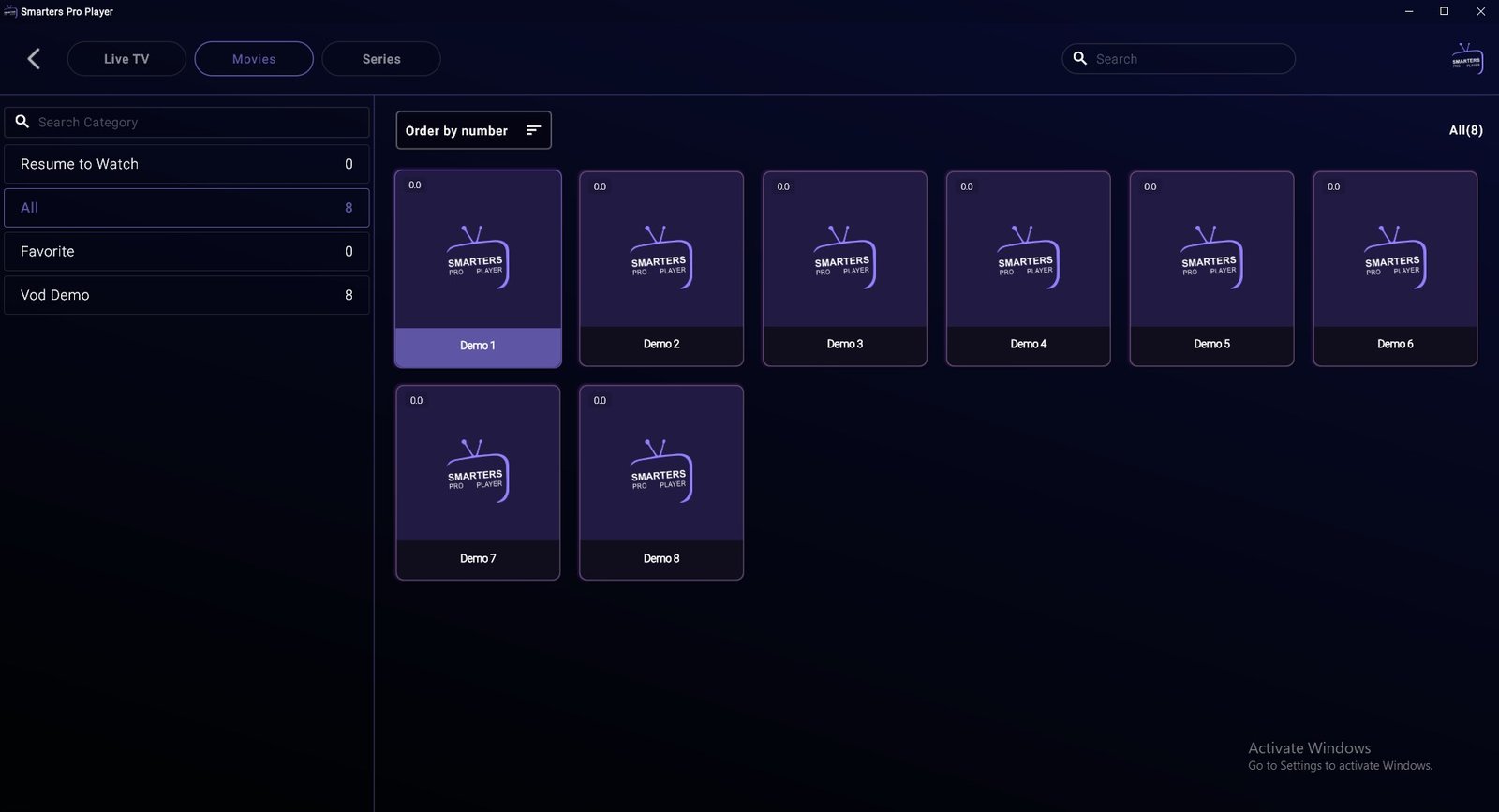 Aperçu connexion Xtream Codes IPTV Smarters Pro